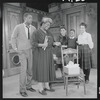 Sidney Poitier, Claudia McNeil, Ruby Dee, Glynn Turman and Diana Sands in the stage production A Raisin in the Sun