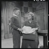 Glynn Turman and Claudia McNeil in the stage production A Raisin in the Sun