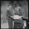 Glynn Turman and Claudia McNeil in the stage production A Raisin in the Sun