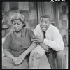 Claudia McNeil and Sidney Poitier in the stage production A Raisin in the Sun