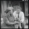 Claudia McNeil and Sidney Poitier in the stage production A Raisin in the Sun