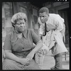 Claudia McNeil and Sidney Poitier in the stage production A Raisin in the Sun