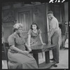 Claudia McNeil, Ruby Dee and Sidney Poitier in the stage production A Raisin in the Sun