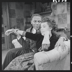 Louis Gossett and Diana Sands in the stage production A Raisin in the Sun