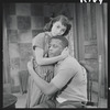 Ruby Dee and Sidney Poitier in the stage production A Raisin in the Sun