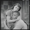 Ruby Dee and Sidney Poitier in the stage production A Raisin in the Sun