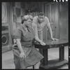 Claudia McNeil and Sidney Poitier in the stage production A Raisin in the Sun