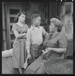 Ruby Dee, Glynn Turman and Claudia McNeil in the stage production A Raisin in the Sun