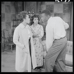 Diana Sands, Ruby Dee and Sidney Poitier in the stage production A Raisin in the Sun