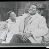 Glynn Turman and Ossie Davis in the stage production A Raisin in the Sun