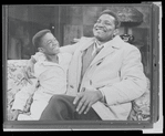 Glynn Turman and Ossie Davis in the stage production A Raisin in the Sun
