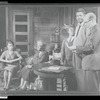 Ruby Dee, Claudia McNeil, Glynn Turman, Ossie Davis and John Fiedler in the stage production A Raisin in the Sun