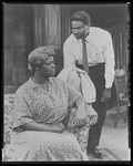 Claudia McNeil and Ossie Davis in the stage production A Raisin in the Sun