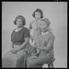Claudia McNeil, Ruby Dee and Diana Sands in studio photo for the stage production A Raisin in the Sun