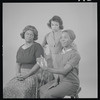 Claudia McNeil, Ruby Dee and Diana Sands in studio photo for the stage production A Raisin in the Sun