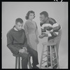 Lonne Elder III, Ruby Dee and Sidney Poitier in studio photo for the stage production A Raisin in the Sun