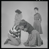 Sidney Poitier, Ruby Dee, Diana Sands and Claudia McNeil in studio photo for the stage production A Raisin in the Sun