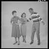 Diana Sands, Ruby Dee and Sidney Poitier in studio photo for the stage production A Raisin in the Sun