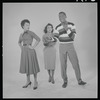 Diana Sands, Ruby Dee and Sidney Poitier in studio photo for the stage production A Raisin in the Sun