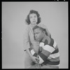 Ruby Dee and Sidney Poitier in studio photo for the stage production A Raisin in the Sun