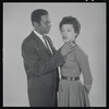 Ivan Dixon and Diana Sands in studio photo for the stage production A Raisin in the Sun