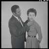 Ivan Dixon and Diana Sands in studio photo for the stage production A Raisin in the Sun