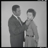 Ivan Dixon and Diana Sands in studio photo for the stage production A Raisin in the Sun