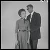 Diana Sands and Louis Gossett in studio photo for the stage production A Raisin in the Sun
