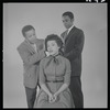 Lloyd Richards, Diana Sands and Ivan Dixon in studio photo for the stage production A Raisin in the Sun