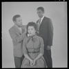Lloyd Richards, Diana Sands and Ivan Dixon in studio photo for the stage production A Raisin in the Sun