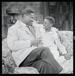 Ossie Davis and Glynn Turman in the stage production A Raisin in the Sun