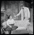 Diana Sands and Ossie Davis in the stage production A Raisin in the Sun