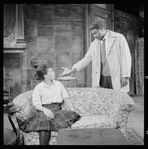 Diana Sands and Ossie Davis in the stage production A Raisin in the Sun