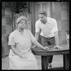 Claudia McNeil and Ossie Davis in the stage production A Raisin in the Sun
