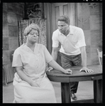 Claudia McNeil and Ossie Davis in the stage production A Raisin in the Sun