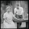 Claudia McNeil and Ossie Davis in the stage production A Raisin in the Sun