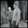 John Fiedler and Ossie Davis in the stage production A Raisin in the Sun