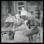 Ossie Davis, John Fiedler, Diana Sands and Ruby Dee in the stage production A Raisin in the Sun