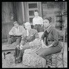 Ossie Davis, John Fiedler, Diana Sands and Ruby Dee in the stage production A Raisin in the Sun