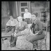 Ossie Davis, John Fiedler, Diana Sands and Ruby Dee in the stage production A Raisin in the Sun
