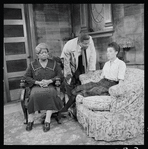 Claudia McNeil, Ossie Davis and Diana Sands in the stage production A Raisin in the Sun