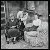 Claudia McNeil, Ossie Davis and Diana Sands in the stage production A Raisin in the Sun