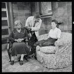 Claudia McNeil, Ossie Davis and Diana Sands in the stage production A Raisin in the Sun