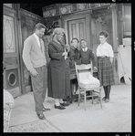 Ossie Davis, Claudia McNeil, Ruby Dee, Glynn Turman and Diana Sands in the stage production A Raisin in the Sun