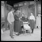 Ossie Davis, Claudia McNeil, Ruby Dee, Glynn Turman and Diana Sands in the stage production A Raisin in the Sun