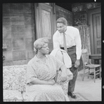 Claudia McNeil and Ossie Davis in the stage production A Raisin in the Sun