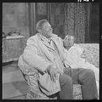 Ossie Davis and Charles Richardson in the stage production A Raisin in the Sun