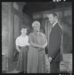 Diana Sands, Claudia McNeil and Ed Hall in studio photo for the stage production A Raisin in the Sun