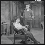 Diana Sands and Ed Hall in studio photo for the stage production A Raisin in the Sun