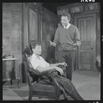 Diana Sands and Ed Hall in studio photo for the stage production A Raisin in the Sun